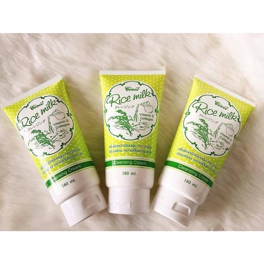 ( CHÍNH HÃNG ) Sữa rửa mặt gạo Civic Rice milk Thái Lan 180ml