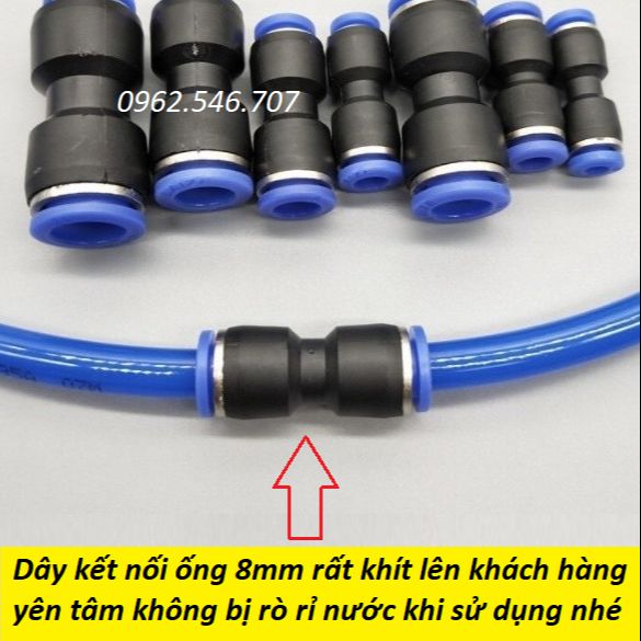 Cút kết nối nhanh ống phun sương 8mm