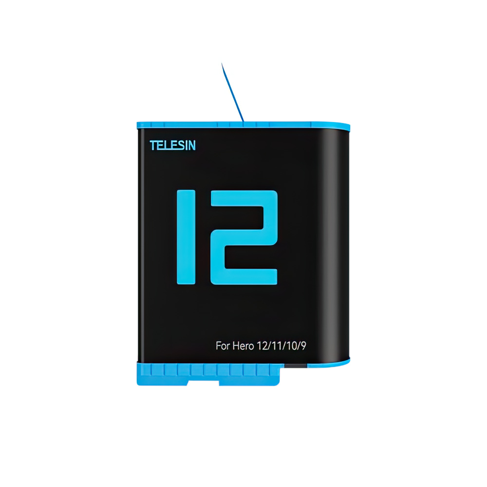 PIN GOPRO 12 / 11 / 10 / 9 / 8 / 7 / 6 / 5 TELESIN (1750MAH) V3