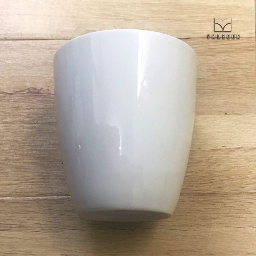 Ly cốc sứ không quai trắng 250ml