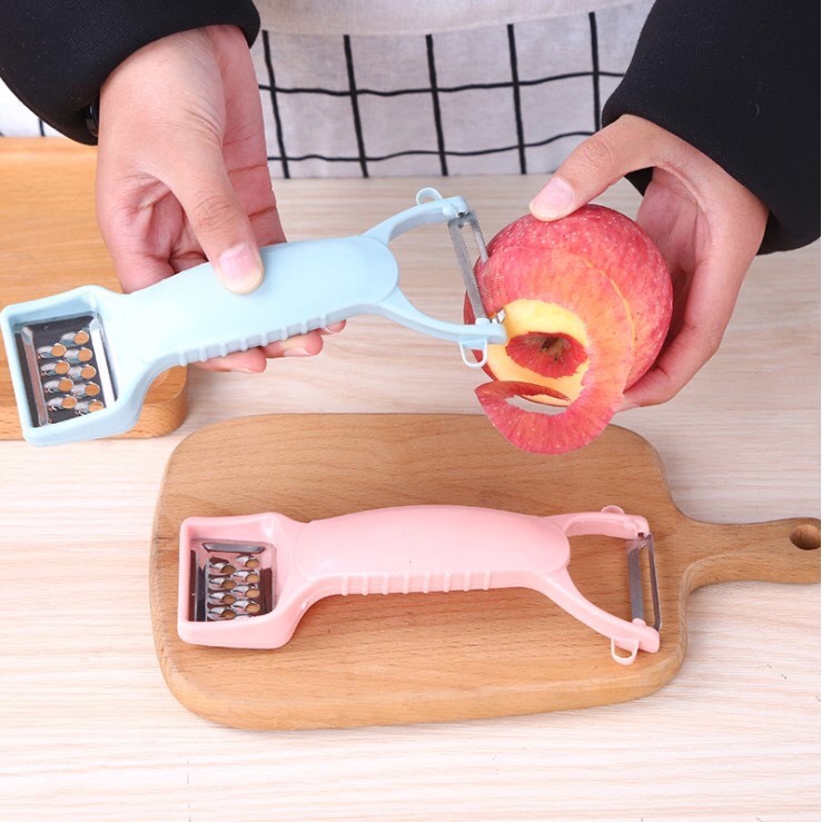 Dụng Cụ Gọt Nạo Hoa Quả -Rau Củ Đa Năng 2 Đầu Lúa Mạch