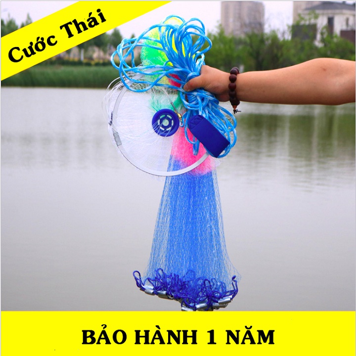 Chài Cước Thái Lan 4,8m. Chài Đánh Cá Cao Cấp