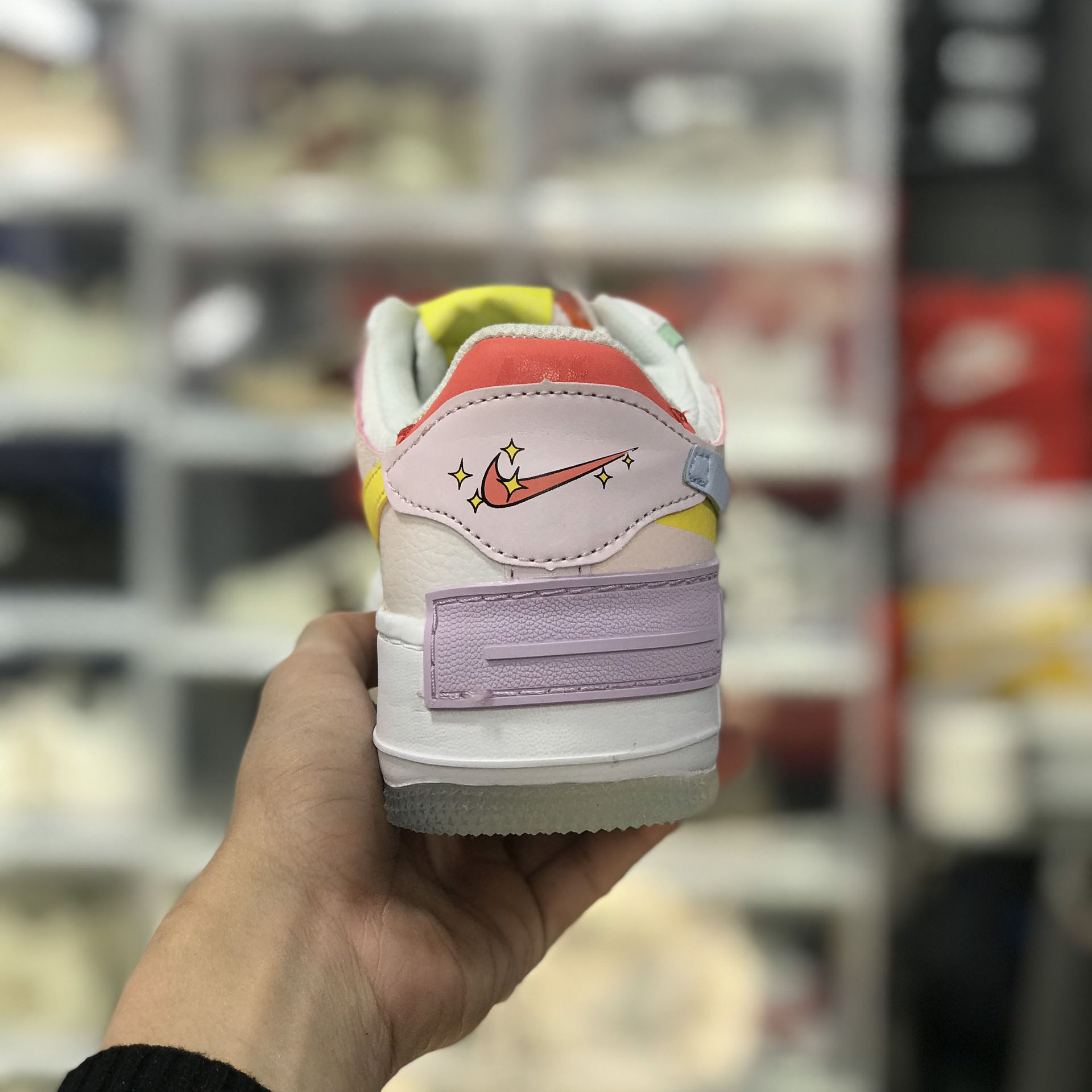 [HCM]Giày Air Force Shadow Kim cương Fullbox - meoraudinh