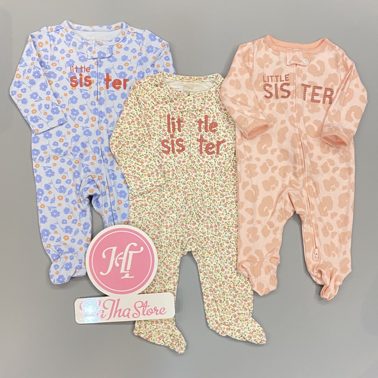 (3-8,5kg) Sleepsuit/ Body vớ C4RTER cho bé gái