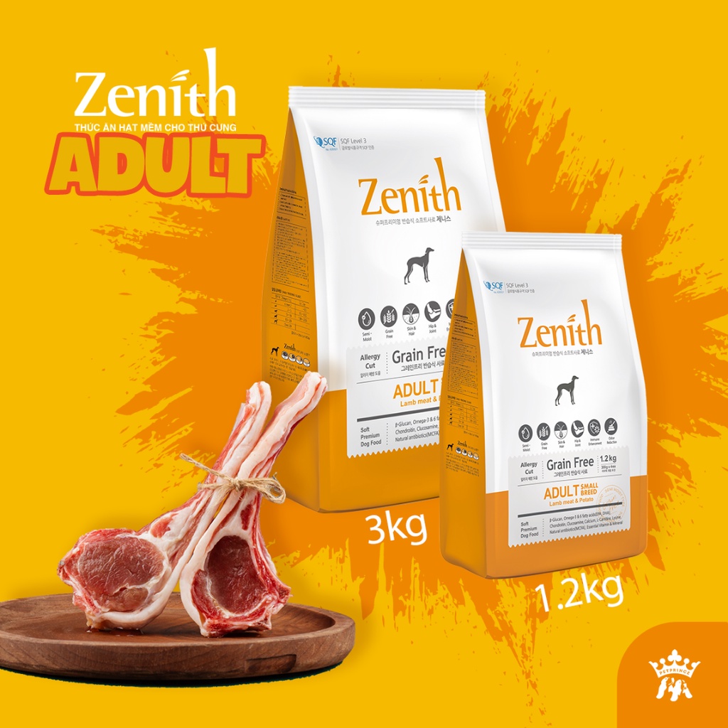 Hạt Mềm Zenith Adult Cho Chó Lớn