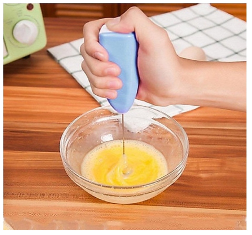 MÁY ĐÁNH TRỨNG , tạo bọt cà phê cầm tay mini tiện dụng-Máy đánh trứng dùng pin