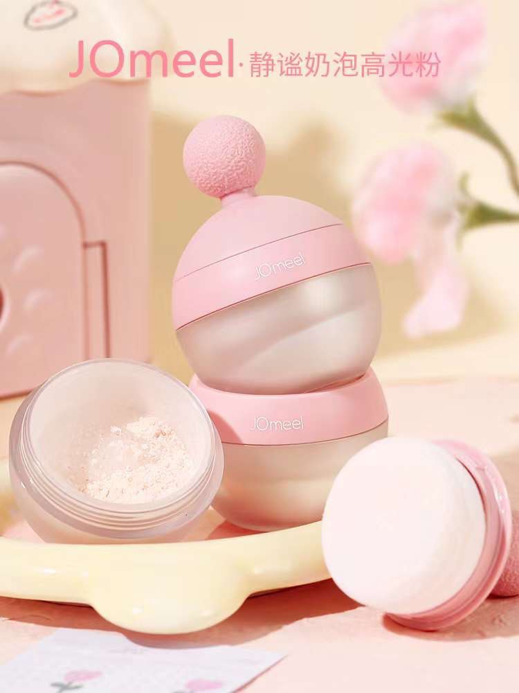 [HCM] Phấn Phủ Bột Trang Điểm Love Alpha Và Jomeel Có Nhũ Lấp Lánh Sáng Mịn Da