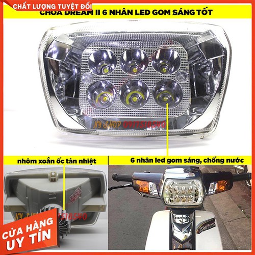 Choá đèn Led Dream lưu ý led chỉ dùng điện bình