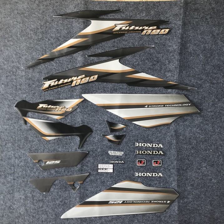 [Sale Sale] Bộ Tem 3 Lớp Dành Cho Honda Future Neo (màu Đen) - Tem 3 Lớp Dành Cho Honda Future Neo