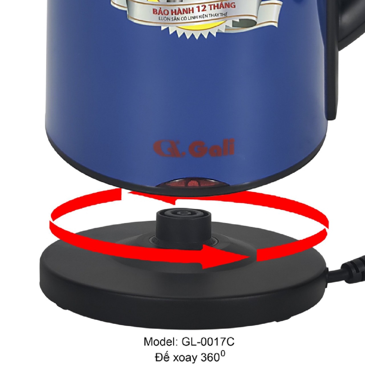 Ấm siêu tốc Gali GL-0017C 1800W 1.7L