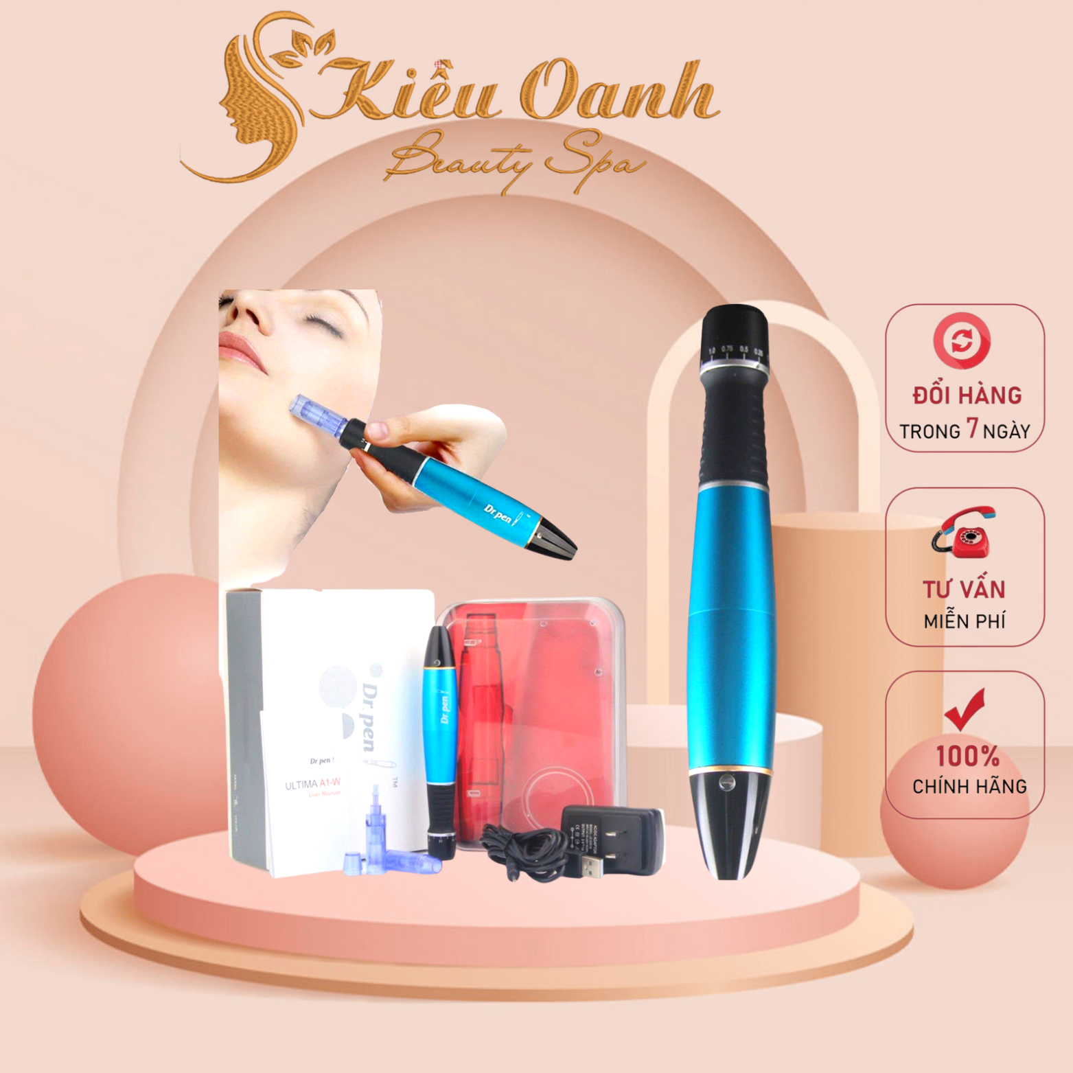 Máy phi kim , cấy phấn, cấy tảo Dr.pen A1