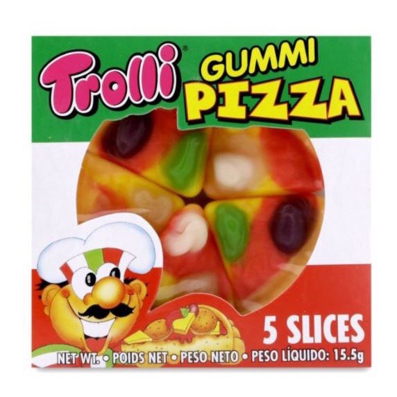[Date Mới :4/2027] Kẹo dẻo Pizza Trolli Đức size 15.5g/1 cái