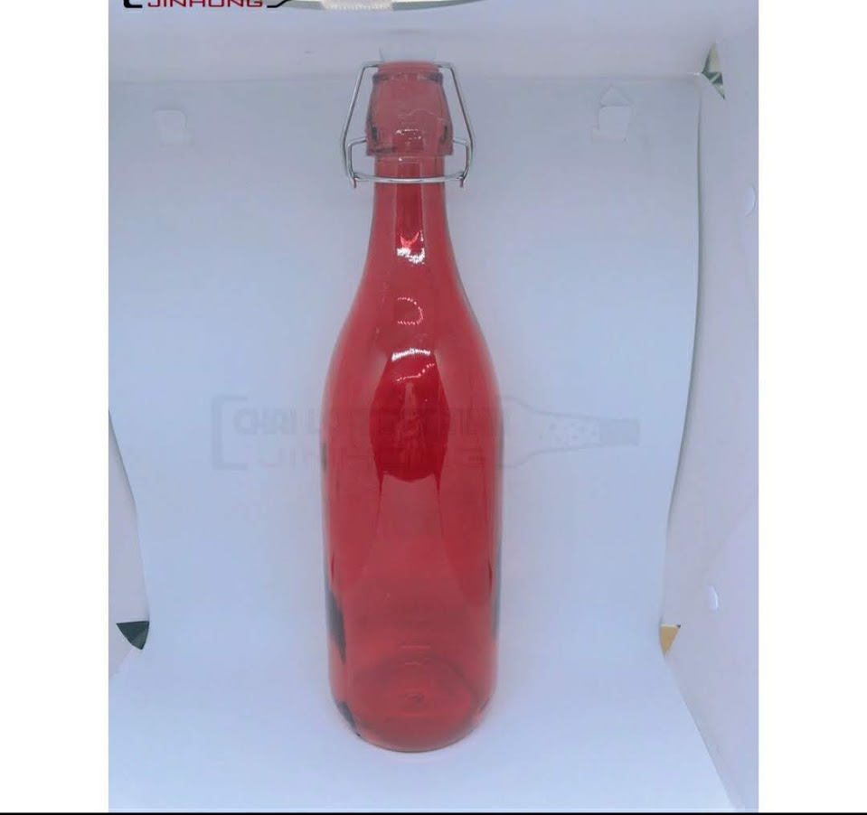 Chai thủy tinh nắp gài 1 Lít