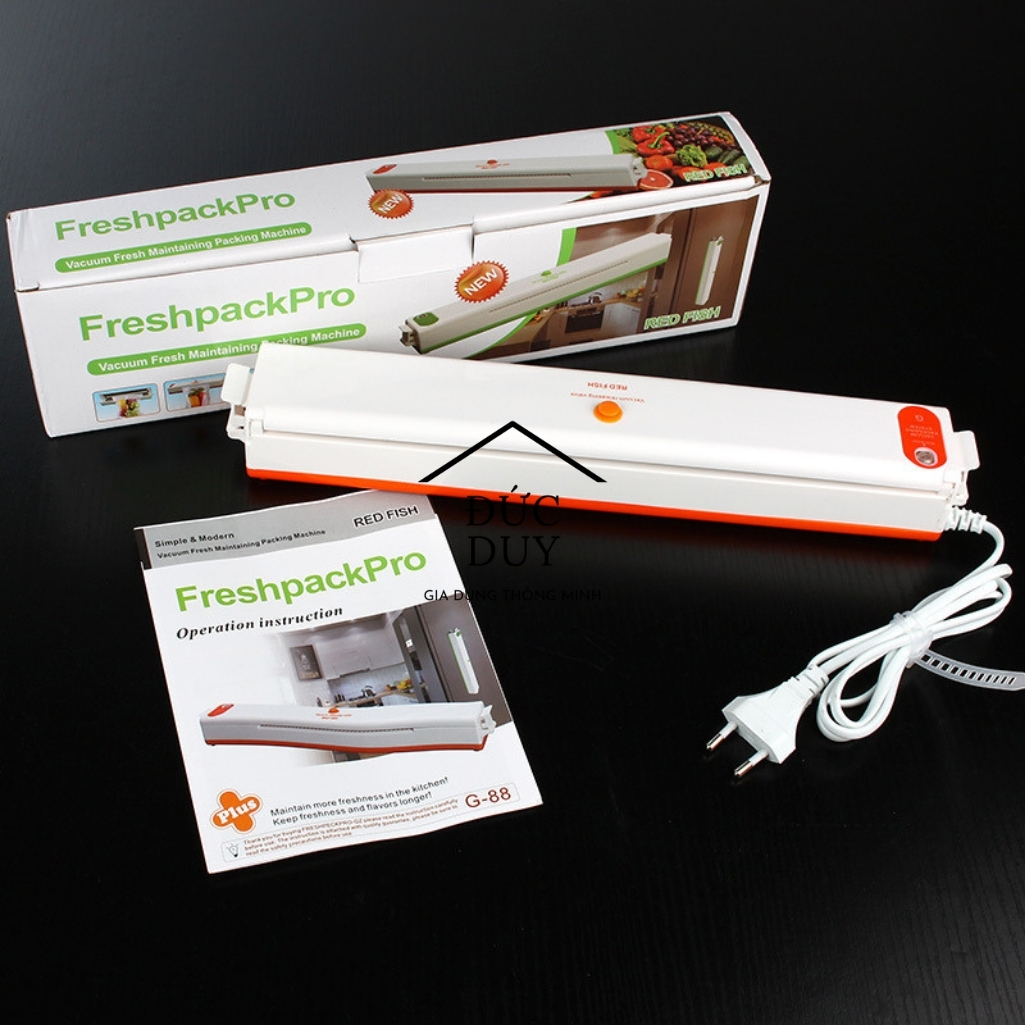 Máy hút chân không Fresh Pack Pro, máy hút chân không kiêm hàn miệng túi thực phẩm cao cấp