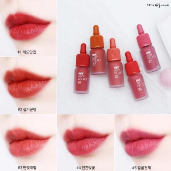 Son Peripera [Hot New-Hàng Auth] Son Peripera Ink Airy Velvet Lip Tint Mới