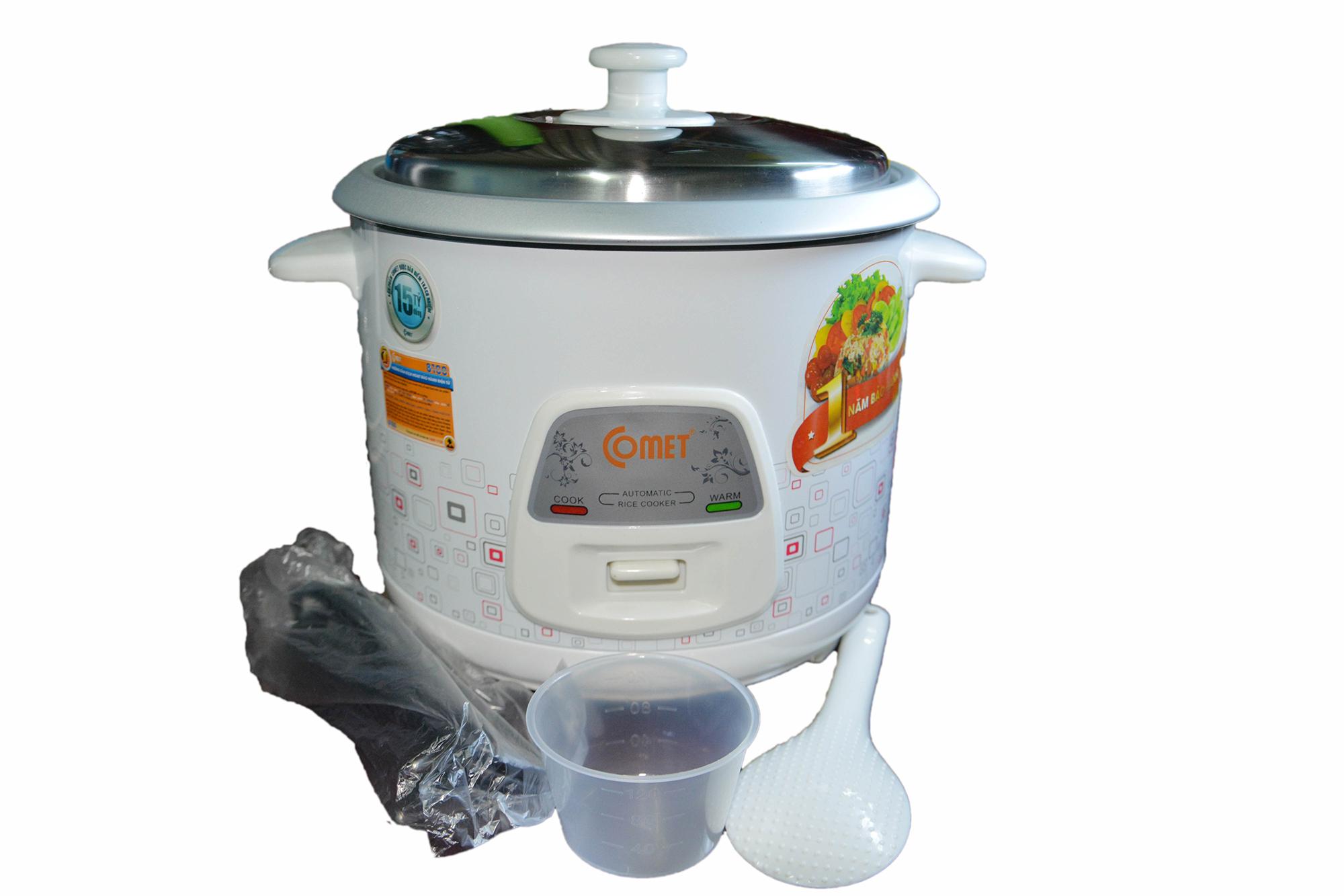 [HCM]Nồi cơm điện nắp rời Comet CM8009 12 Lít