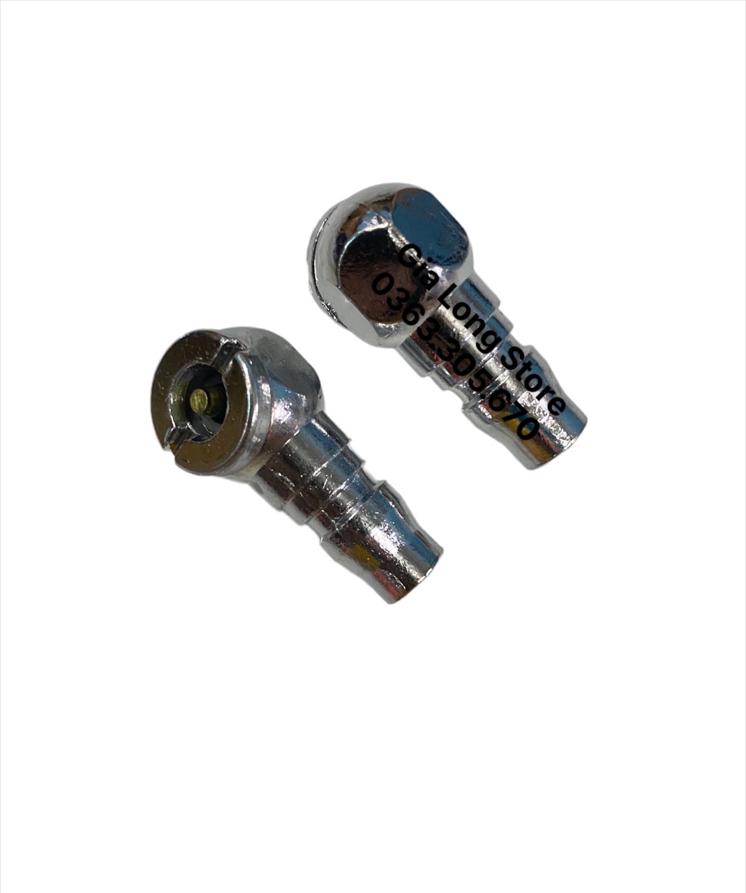 ĐẦU BƠM XE XI TRẮNG INOX
