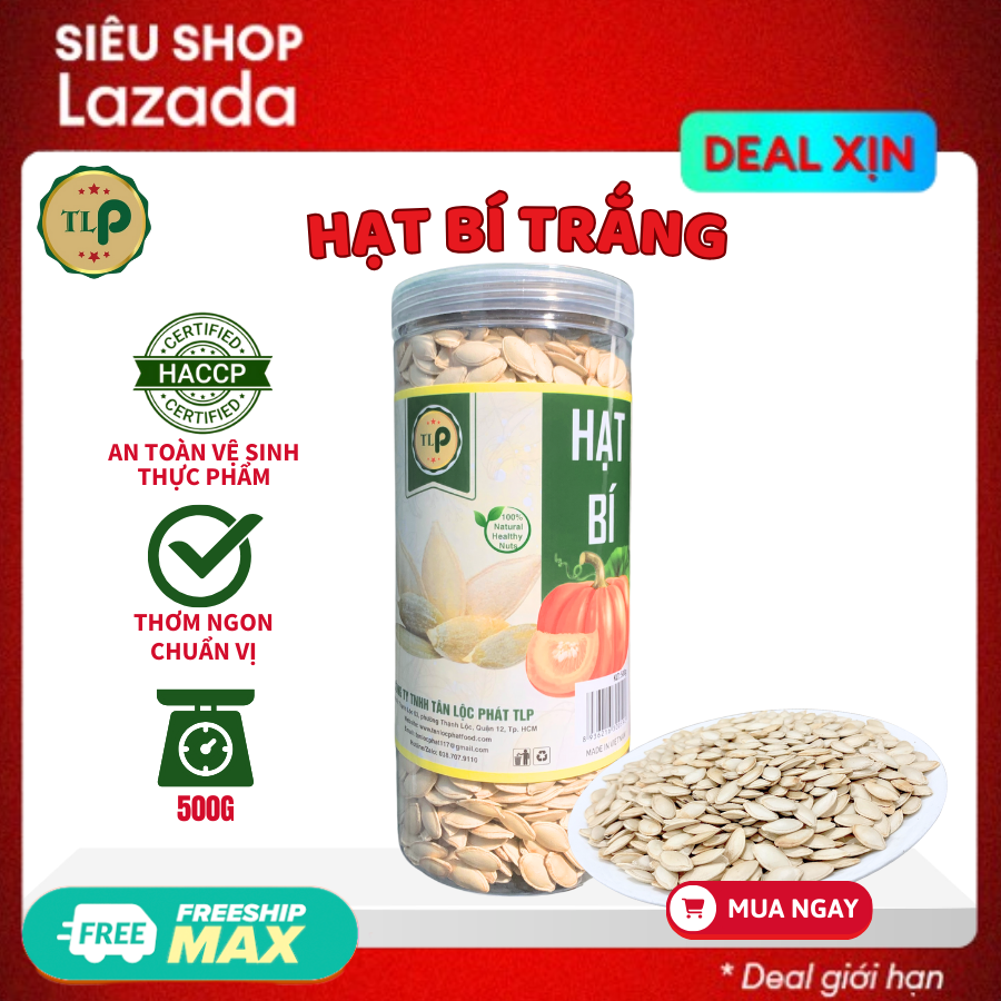 HẠT BÍ TRẮNG TÂN LỘC PHÁT HŨ 500G
