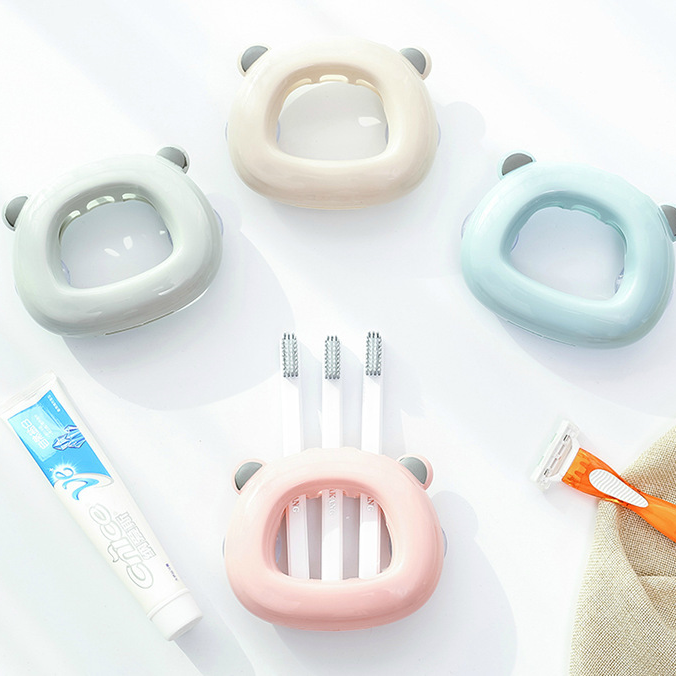 [HCM]Dụng cụ treo bàn chải đánh răng hình gấu