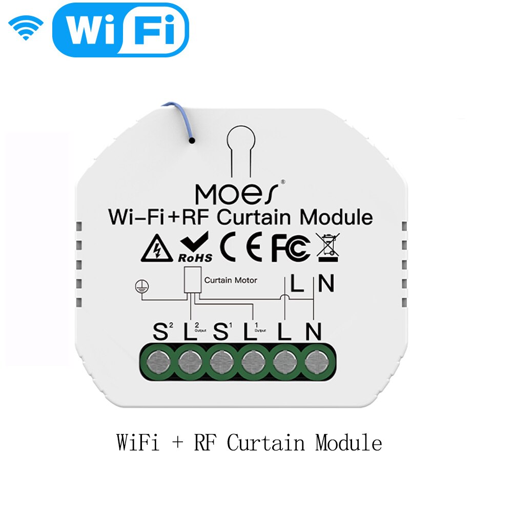 【COD】Moes Smart ZigBee WiFi Switch Module Dimmer Curtain Switch Smart Life App Remote Control Alexa G oogle Home Voice Control