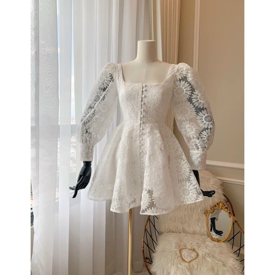 ĐẦM DỰ TIỆC REN HOA CÚC DAISY DRESS