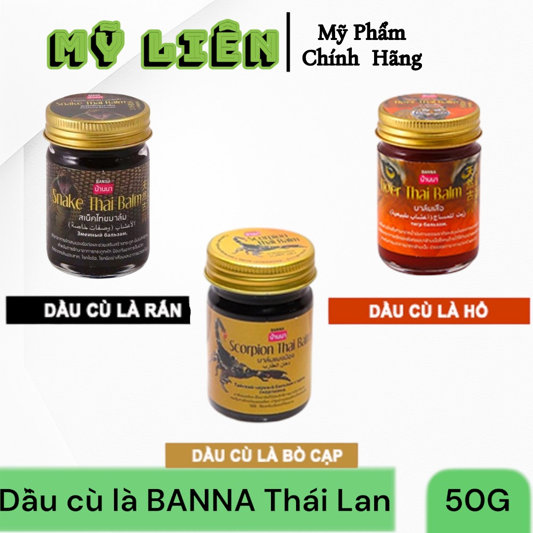 Dầu cù là banna thái lan 50gr