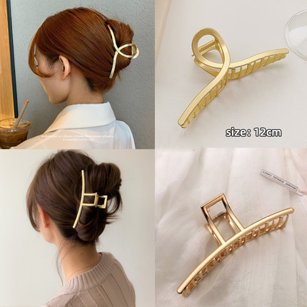 Kẹp tóc càng cua nữ kim loại thời trang hàn quốc Ni9 K120