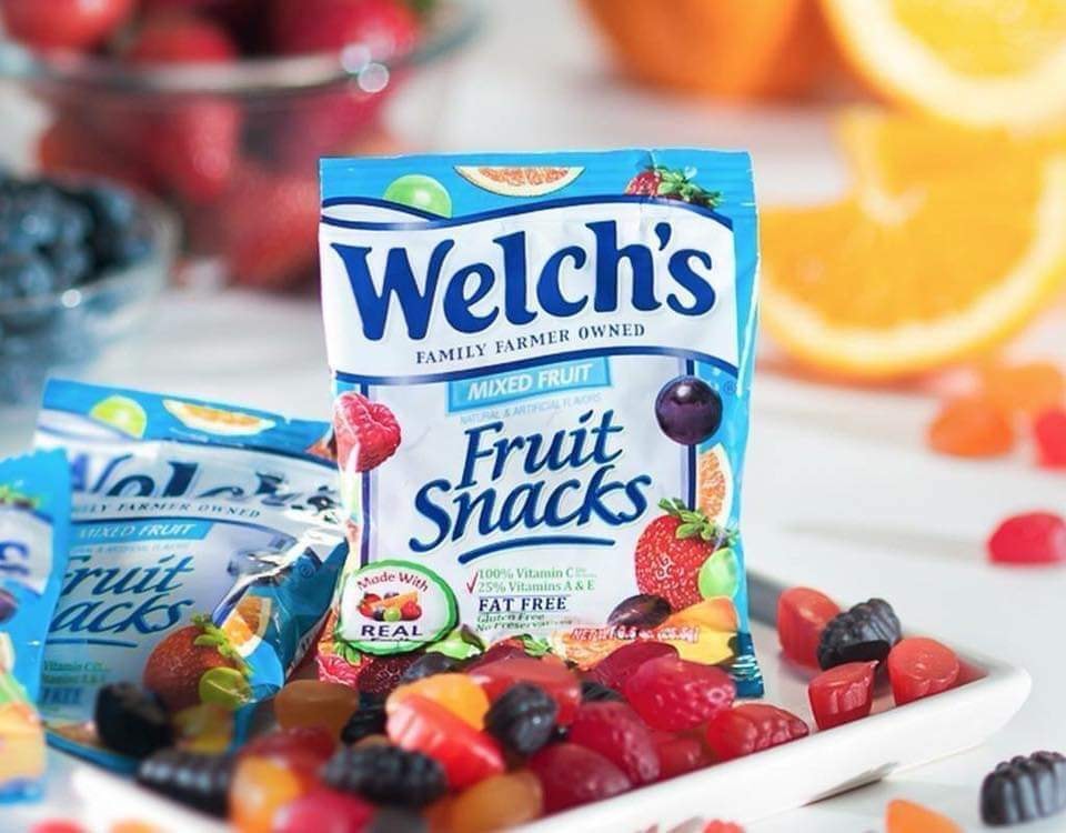 KẸO DẺO WELCH’S THÙNG 90 GÓI MẪU MỚI