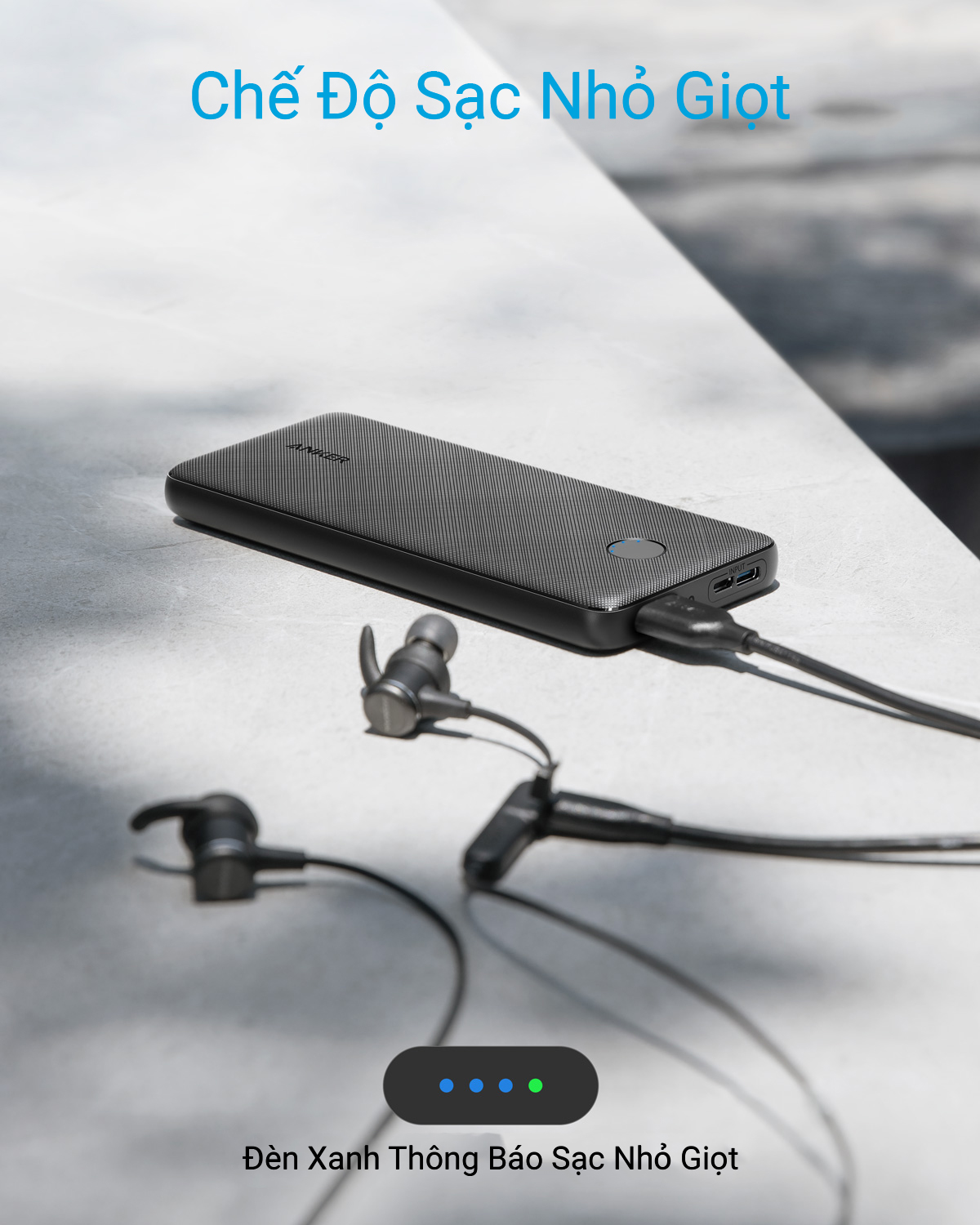 Sạc dự phòng ANKER PowerCore Slim 10000mAh - A1229