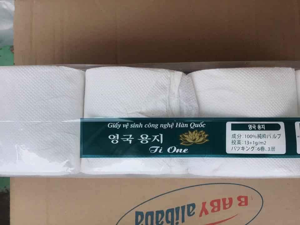 FREESHIP MAX Giấy cuộn vệ sinh Tione ( lốc 10 cuộn) sieuchodaiphat