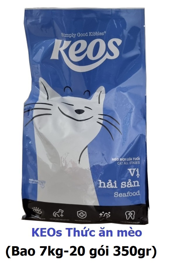 Hanpet - Hạt khô cho mèo KEOs thức ăn mèo