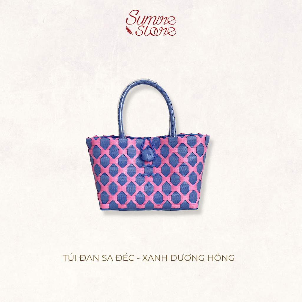 Sumire Store Túi đan Sa Đéc - Tím hồng