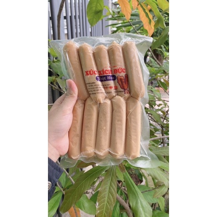 Xúc xích đức thịt heo bịch 500gr (giao tphcm)