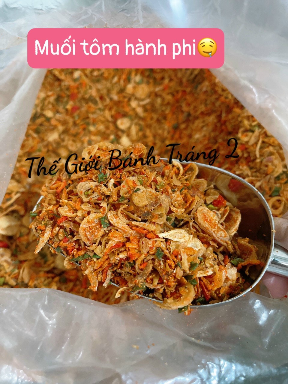 200G MUỐI TÉP HÀNH PHI HÚT CHÂN KHÔNG