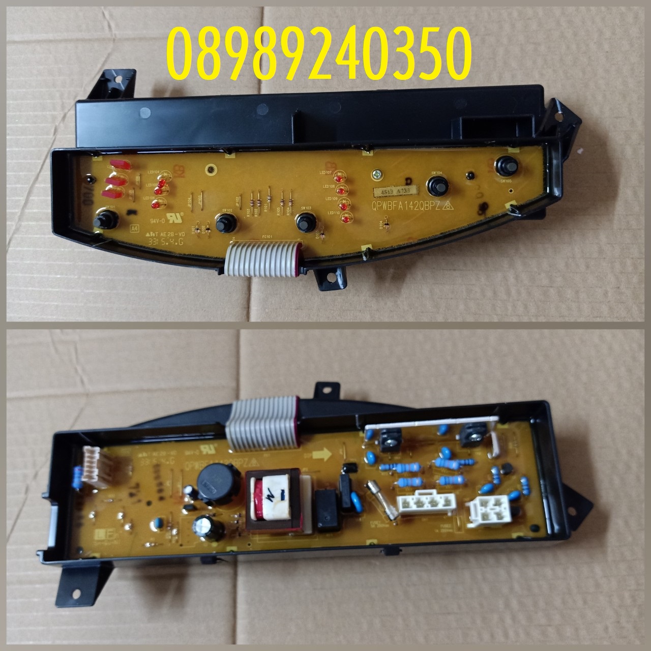 Bo mạch máy giặt sharp a733 cửa đứng chính hãng