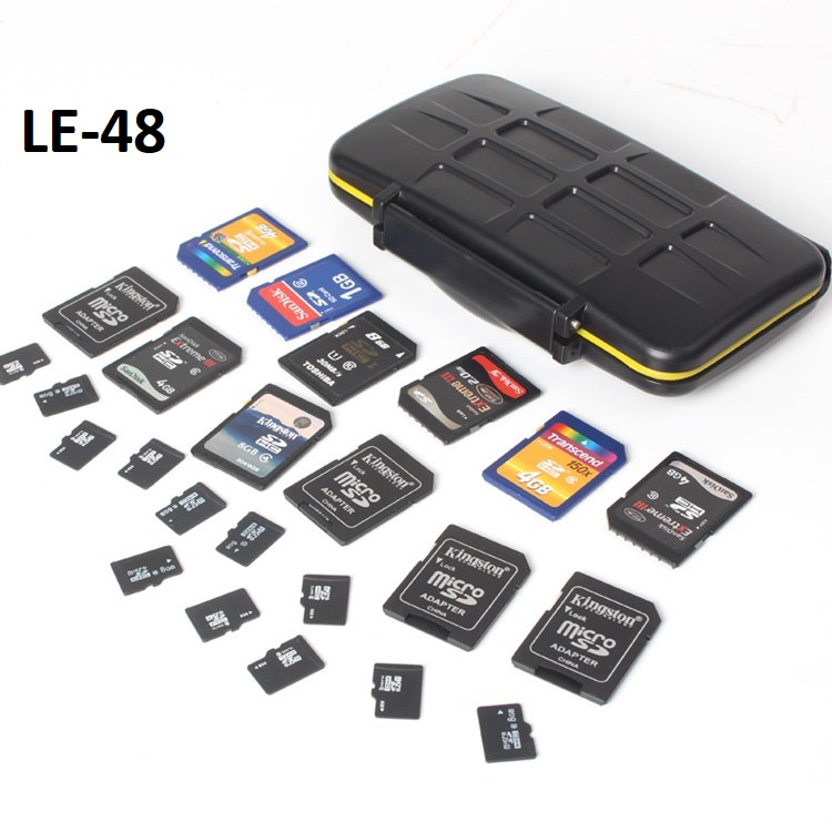 HỘP ĐỰNG THẺ NHỚ BACKPACKER LE-48 ĐỰNG 12SD, 12 MICRO