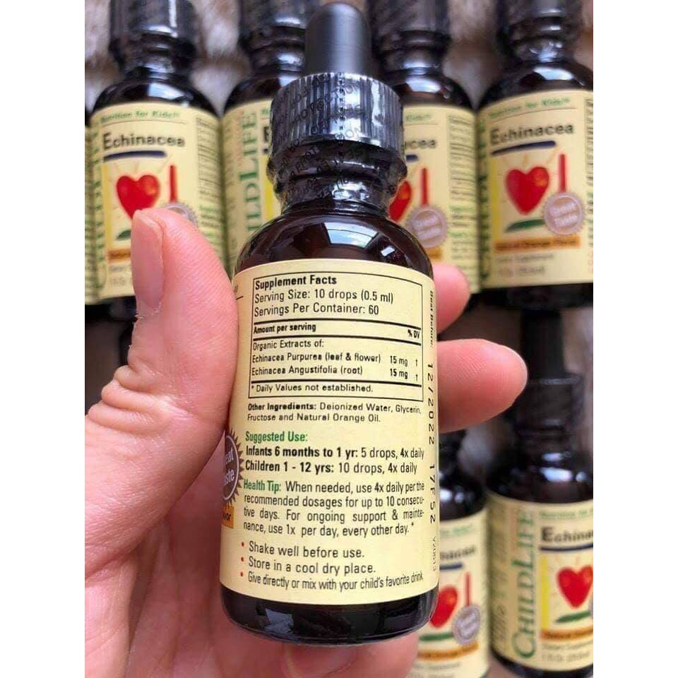 ChildLife Echinacea tăng đề kháng cho bé 29.6ml