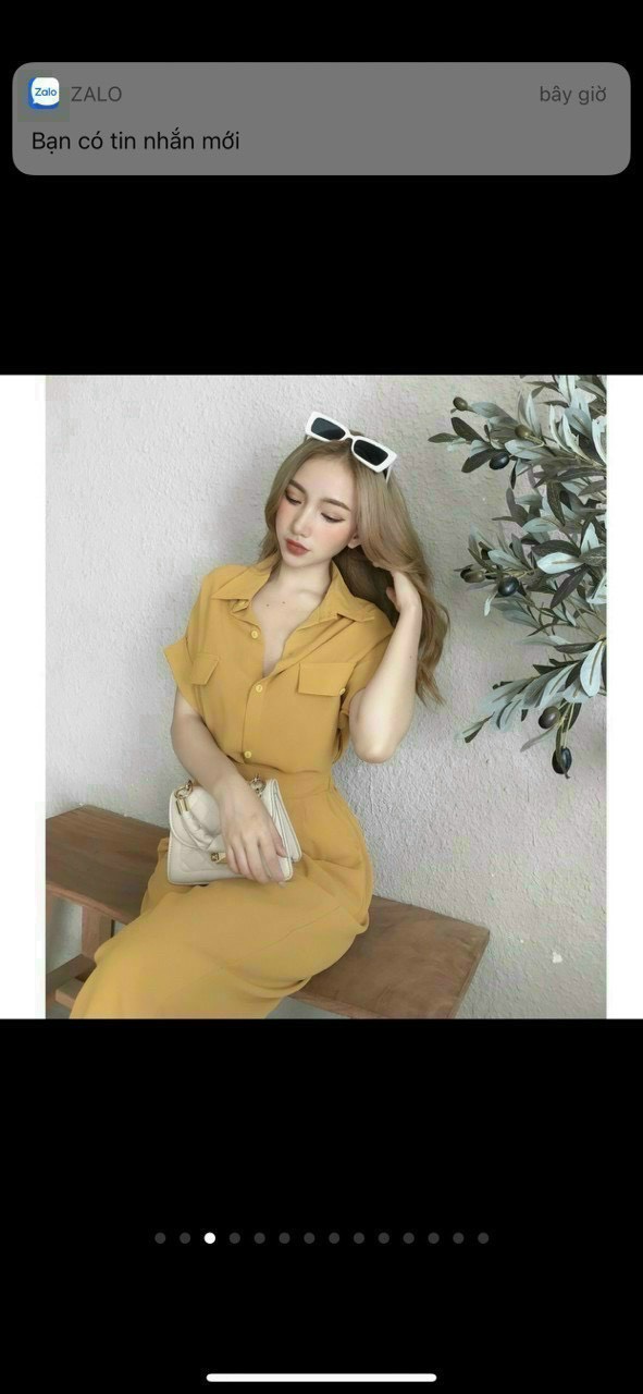 Sét bộ thời trang nữ- sét bộ chất đũi sơ mi túi giả mix quần dài ống rộng y hình 100%