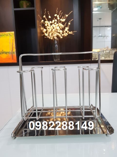 KỆ ÚP LY INOX CAO CẤP (6 LY)