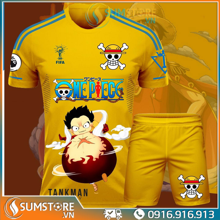[HCM]Áo Bóng Đá Độc Lạ Đẹp - Đồ Đá Banh Anime One Piece Luffy Dễ Thương - Vải Thun Lạnh Thái Cao Cấp (Có Kèm Hình Thật)