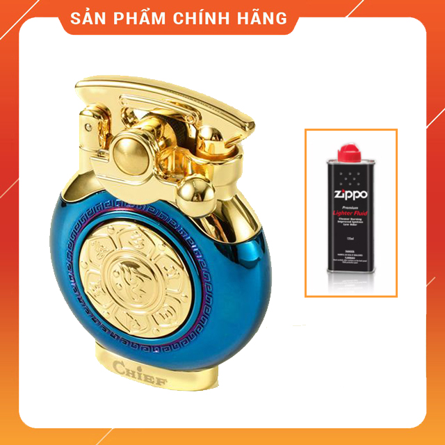[SIÊU RẺ] Vỏ Hộp Quẹt Bật Lửa xăng đá Chief CF208, họa tiết hình hoa sen vô cùng độc đáo - Vỏ Hộp Quẹt Bật Lửa xăng - Vỏ Hộp Quẹt Bật Lửa độc lạ   (KHÔNG GAS, KHÔNG XĂNG)