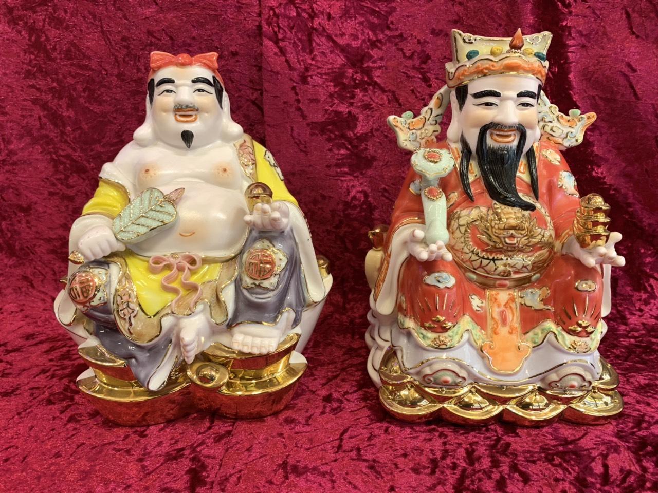 THẦN TÀI ÔNG ĐỊA SỨ MÀU 27 CM