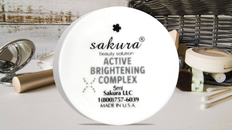 Enzyme trị nám, thâm mụn và dưỡng trắng da Sakura Active Brightening Complex 5ml