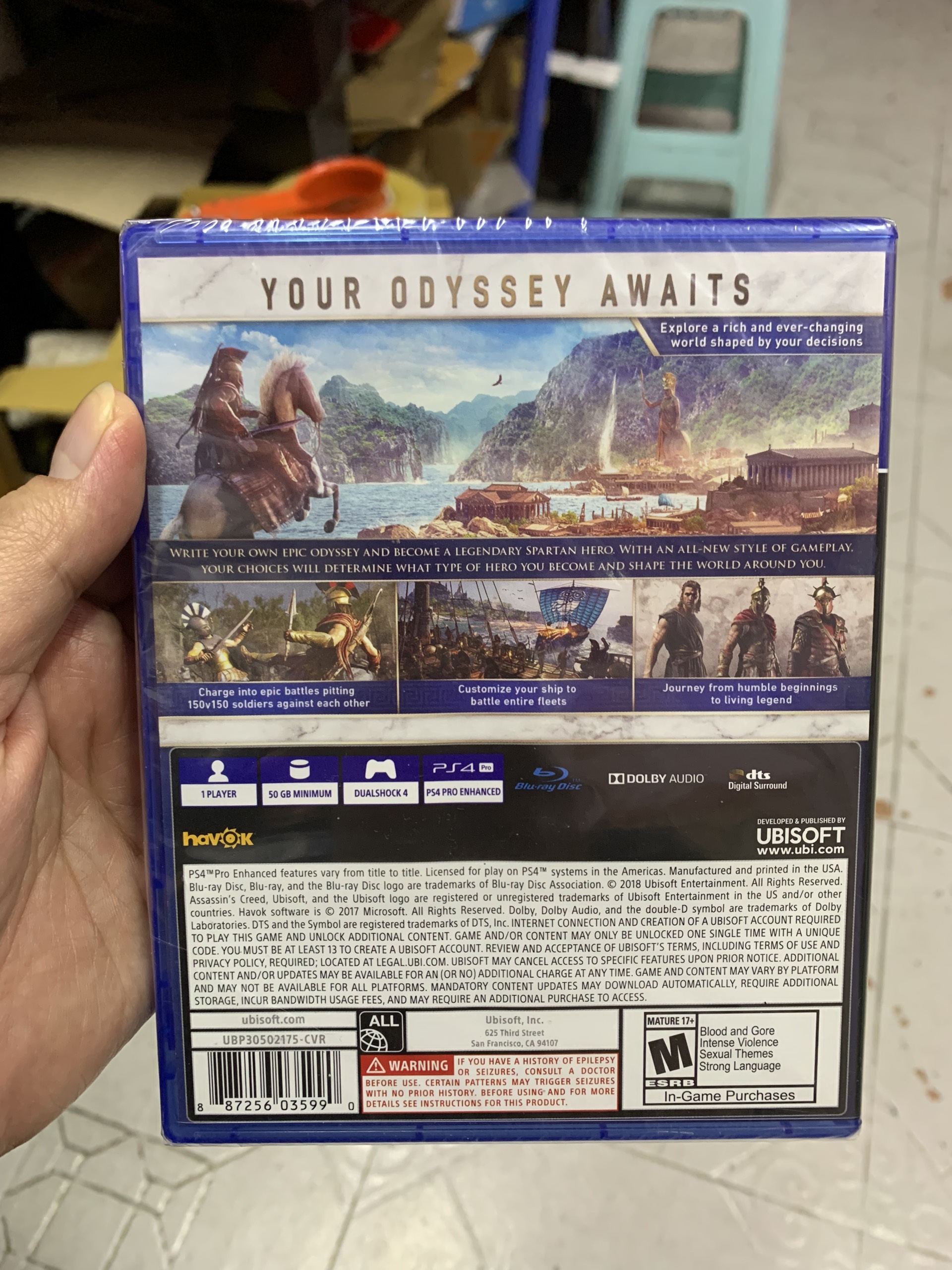 Đĩa Game Ps4 : Assassin's Creed Odyssey