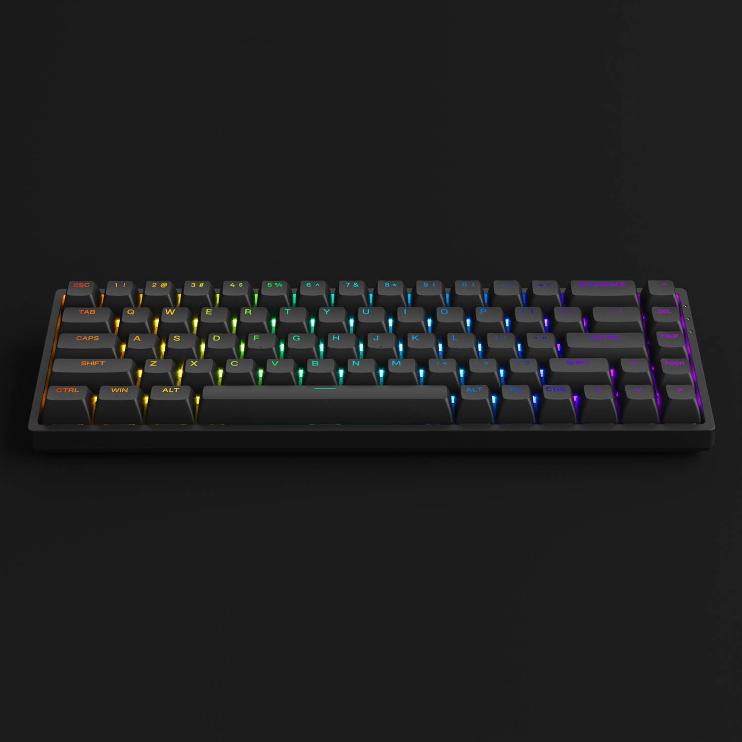 Bàn phím cơ AKKO 3068v2 RGB – Black (Foam tiêu âm / Hotswap / AKKO CS Jelly switch)