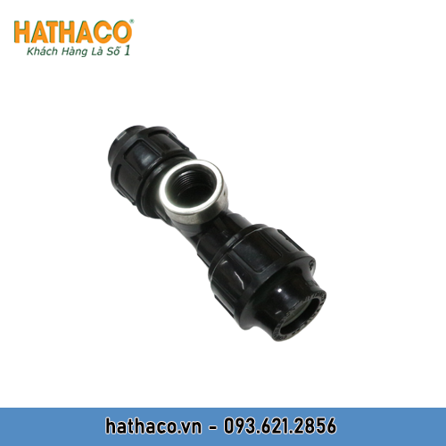 Tê 20 Ren Trong 20 (ren 1/2") HATHACO Dùng Cho Ống HDPE