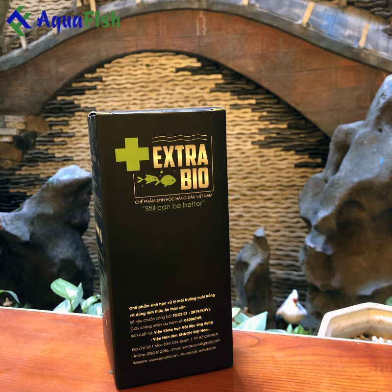 Vi Sinh Làm Trong Nước Bể Cá, Hồ Cá Extra Bio 500ml
