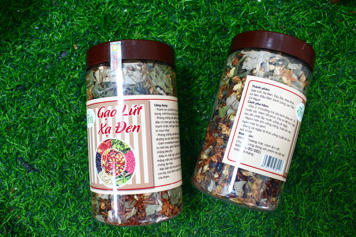 Trà gạo lứt xạ đen