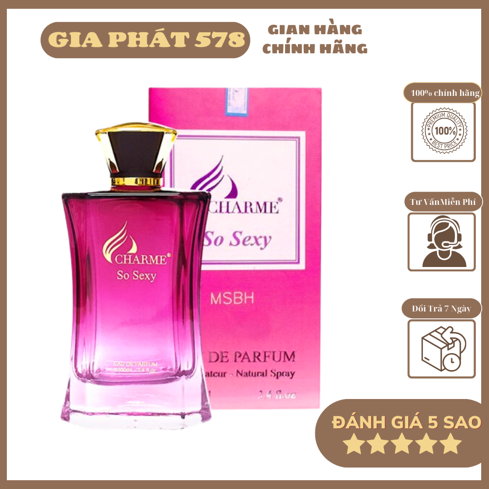 Nước Hoa Nữ Hương Nổi Bật - Quyến Rũ So Sexy 100ml