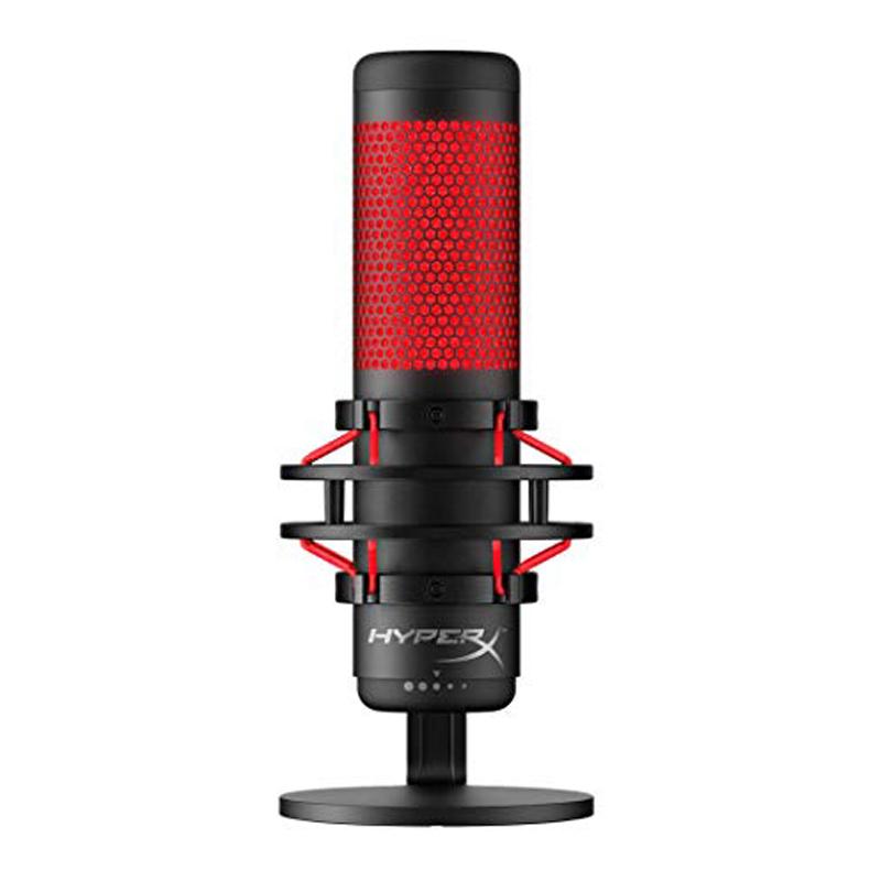 [Trả góp 0%]Microphone Kingston HyperX Quadcast Gaming Black Red (HX-MICQC-BK)